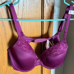 Victoria's Secret Plum Lace Underwire Bra
